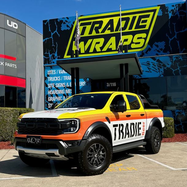 Signage for Ute with Tool Box